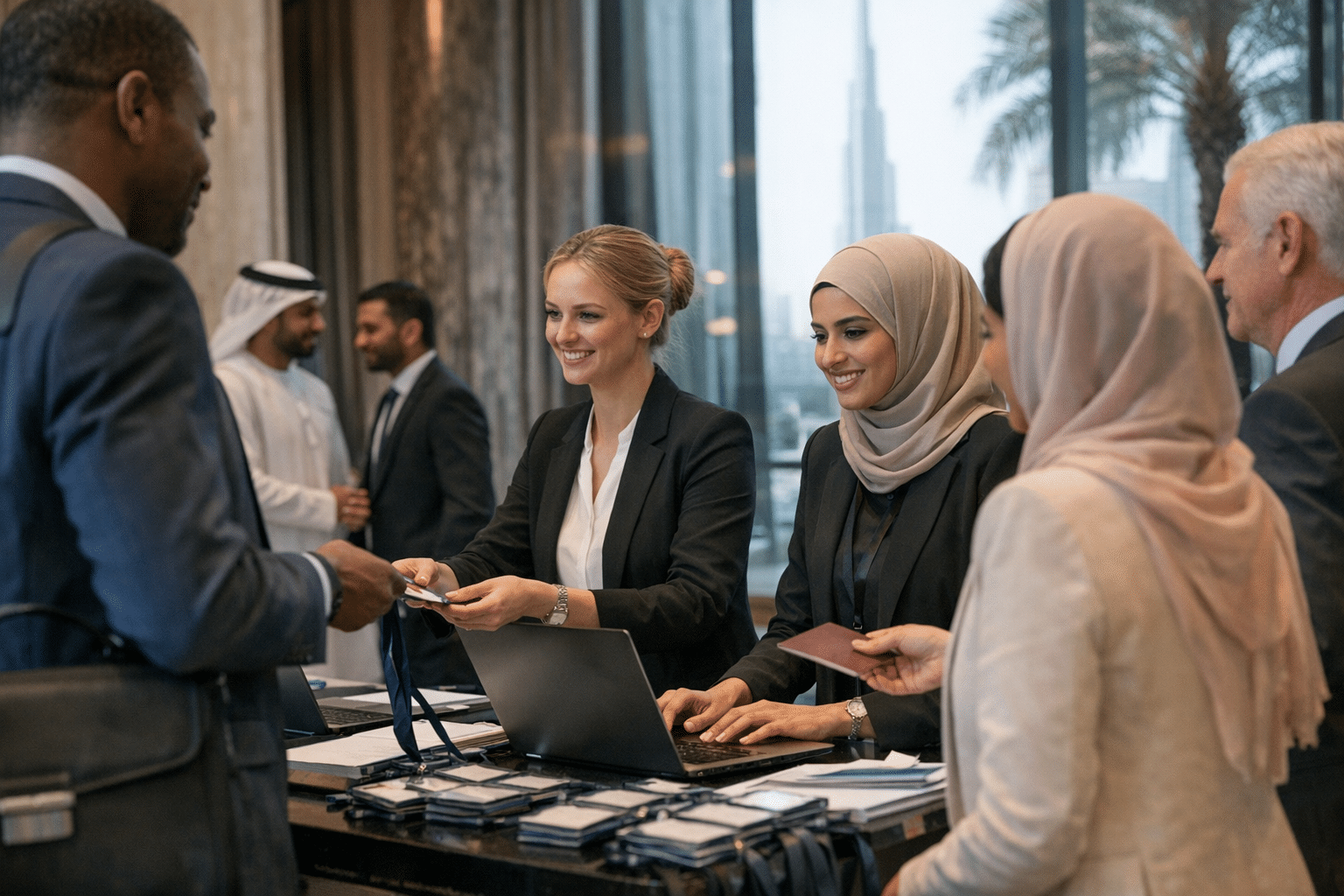 Conference Registration Staff in Dubai: Check-In Guide