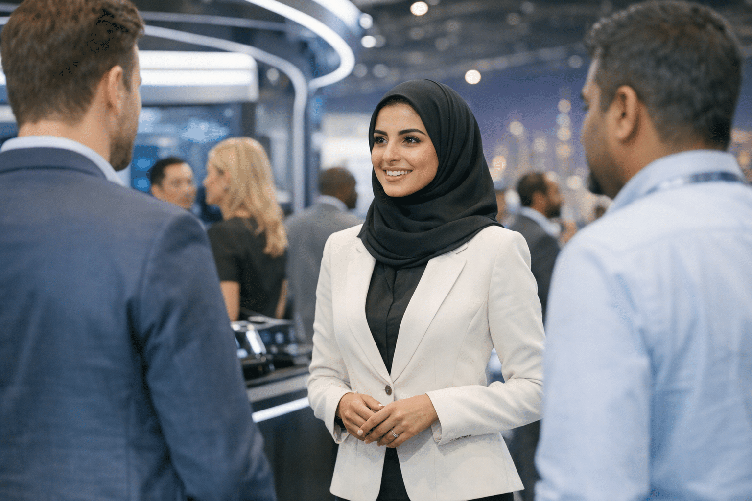 Booth Hostesses for GITEX, Gulfood and Arab Health: A Dubai Exhibitor’s Guide